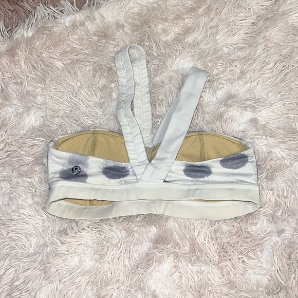 Lululemon bra top size 4 ~white & grey~ - Picture 2 of 4